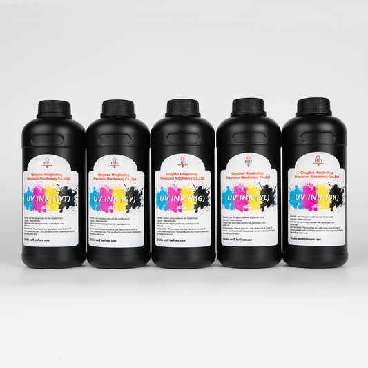 Premium UV DTF Ink – Ultra-Vivid Color, Durable Finish, Clog-Free System & 50% Ink Saving