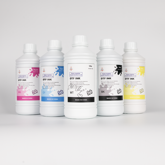 DTF White Ink – No-Sediment, Micro-Precipitation Technology, High Whiteness, 1 Liter – Prevents Clogs, Printhead Safe, for Epson & Most DTF Printers