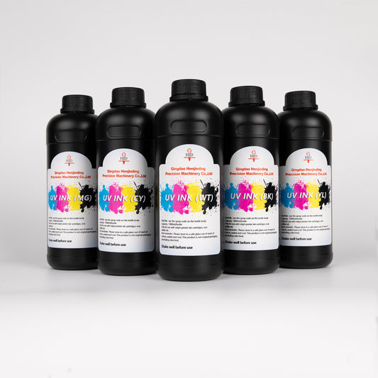 Premium UV DTF Ink – Ultra-Vivid Color, Durable Finish, Clog-Free System & 50% Ink Saving